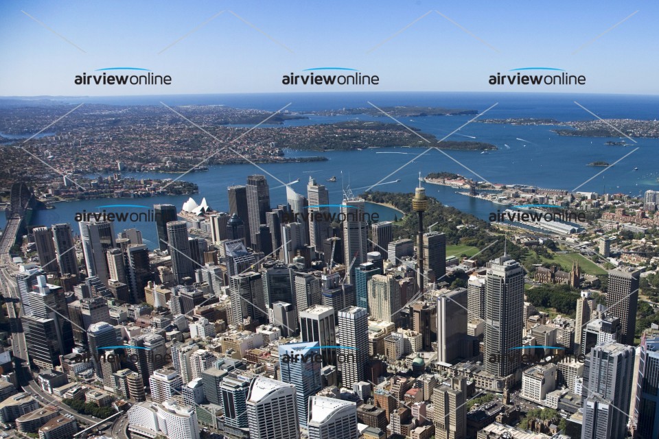 Aerial Image of Sydney Skyline
