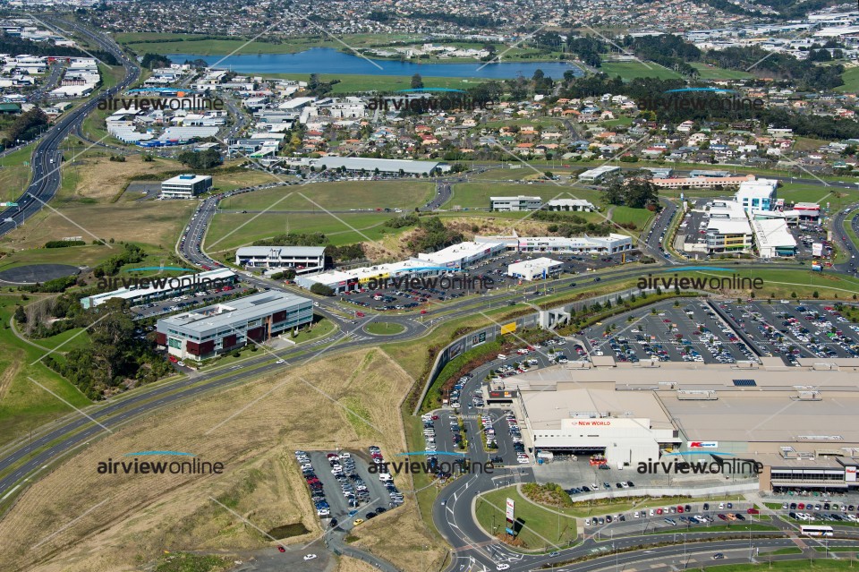 Aerial Photography Albany Shopping Centre Looking South Airview Online