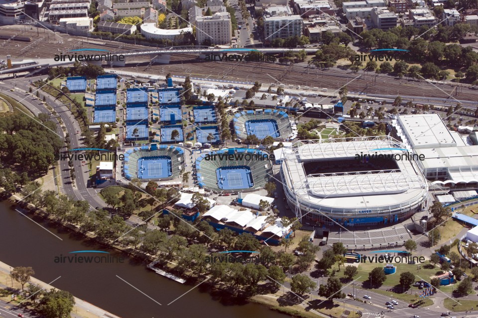 Aerial Photography Rod Laver Arena Airview Online