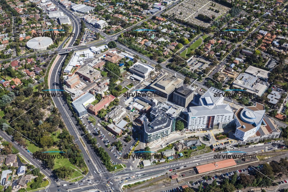 Aerial Photography Austin Hospital, Heidelberg - Airview Online