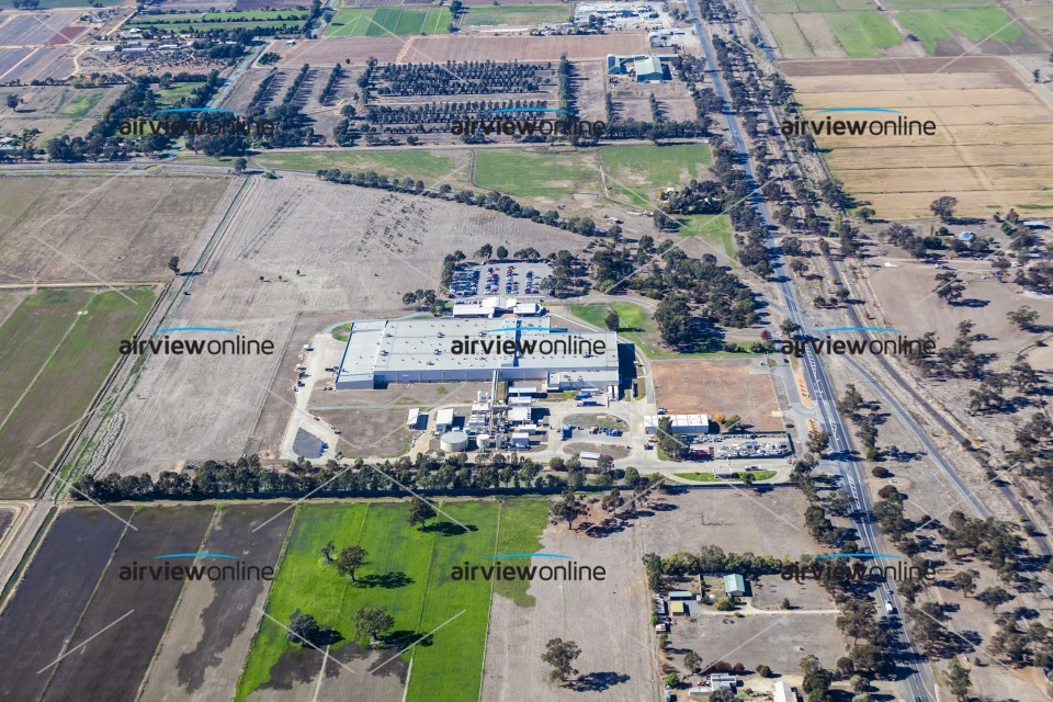 Aerial Photography Bega Cheese Factory, Strathmerton Airview Online