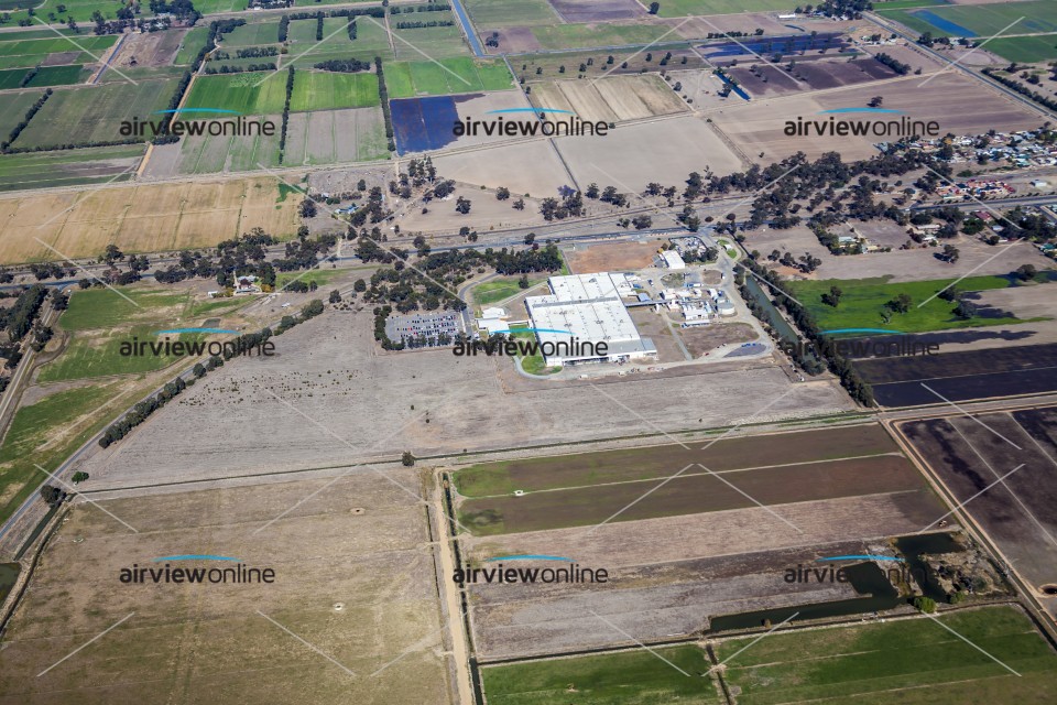 Aerial Photography Bega Cheese Factory, Strathmerton Airview Online