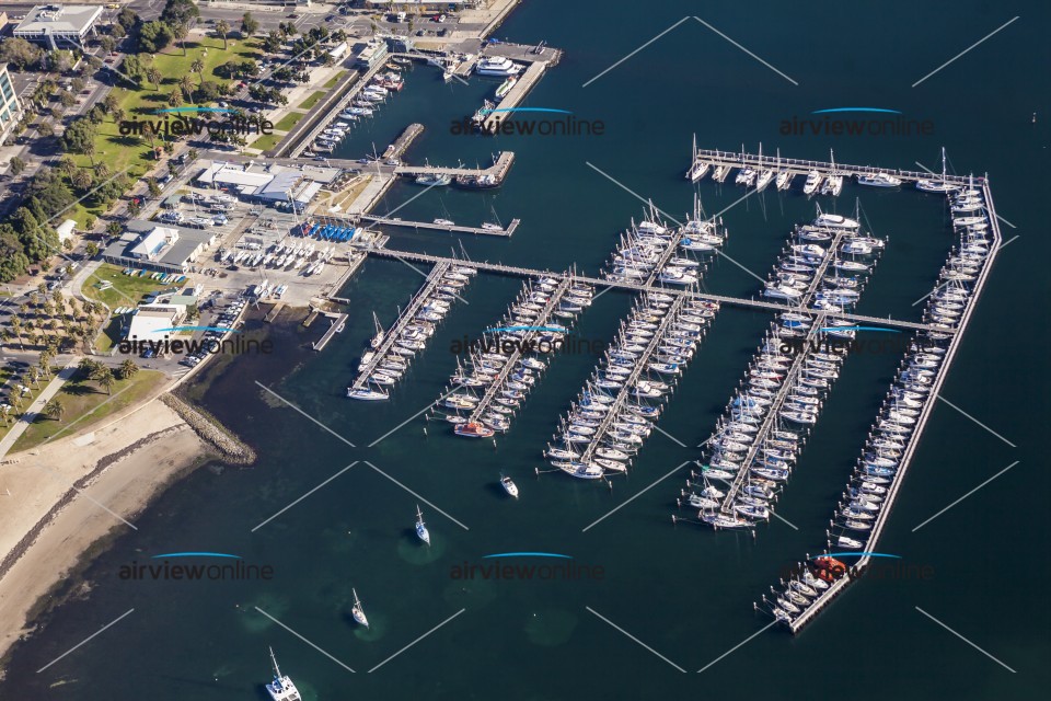 Aerial Photography Boat Harbour In Geelong - Airview Online