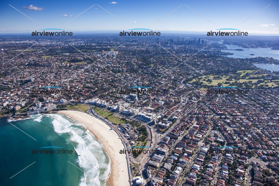 Aerial Photography Bondi Beach - Airview Online