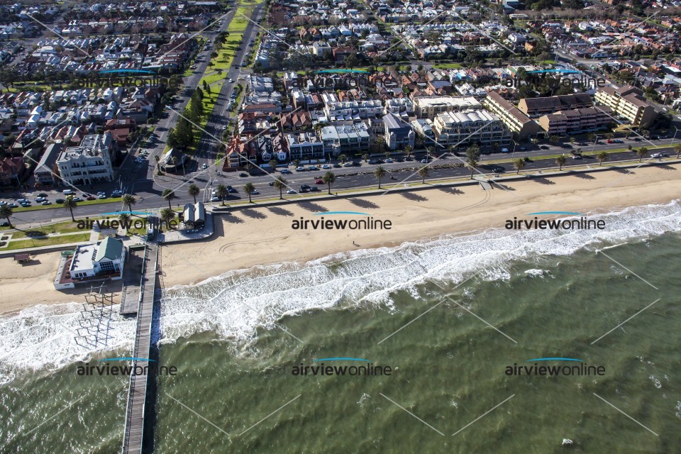 Aerial Photography Albert PArk Beach Airview Online