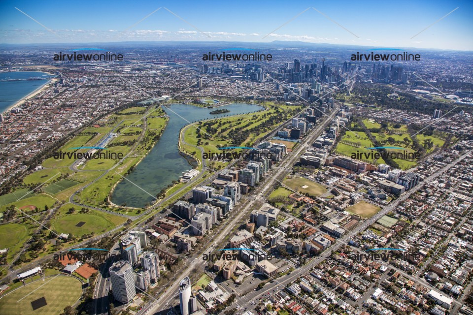 Aerial Photography Albert Park - Airview Online