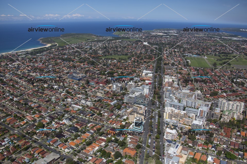 Aerial Photography Anzac Parade, Maroubra Airview Online