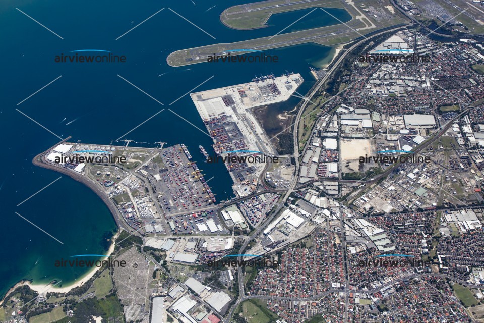 Aerial Photography Port Botany - Airview Online