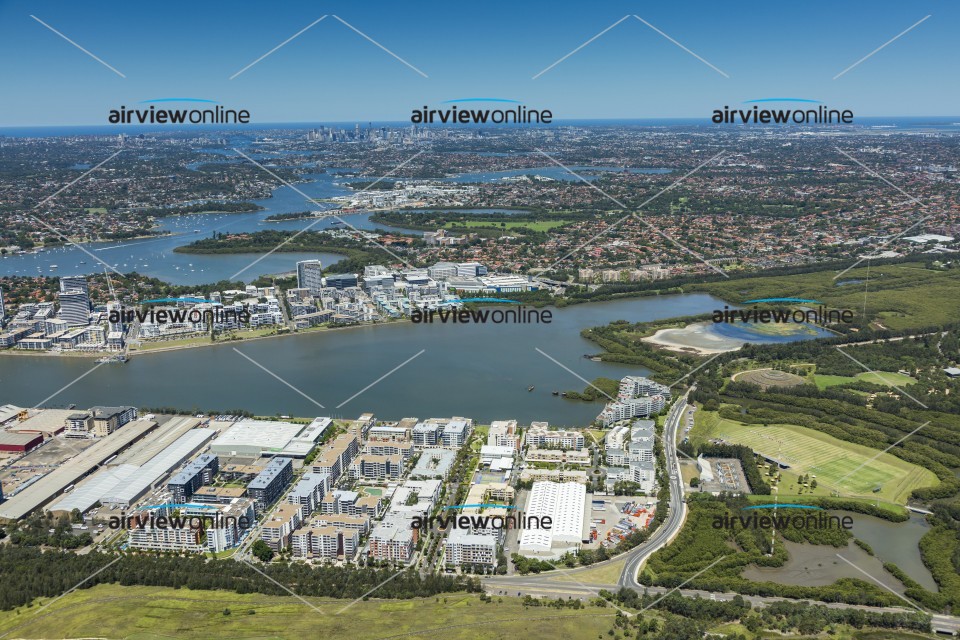 Aerial Photography Wentworth Point Airview Online