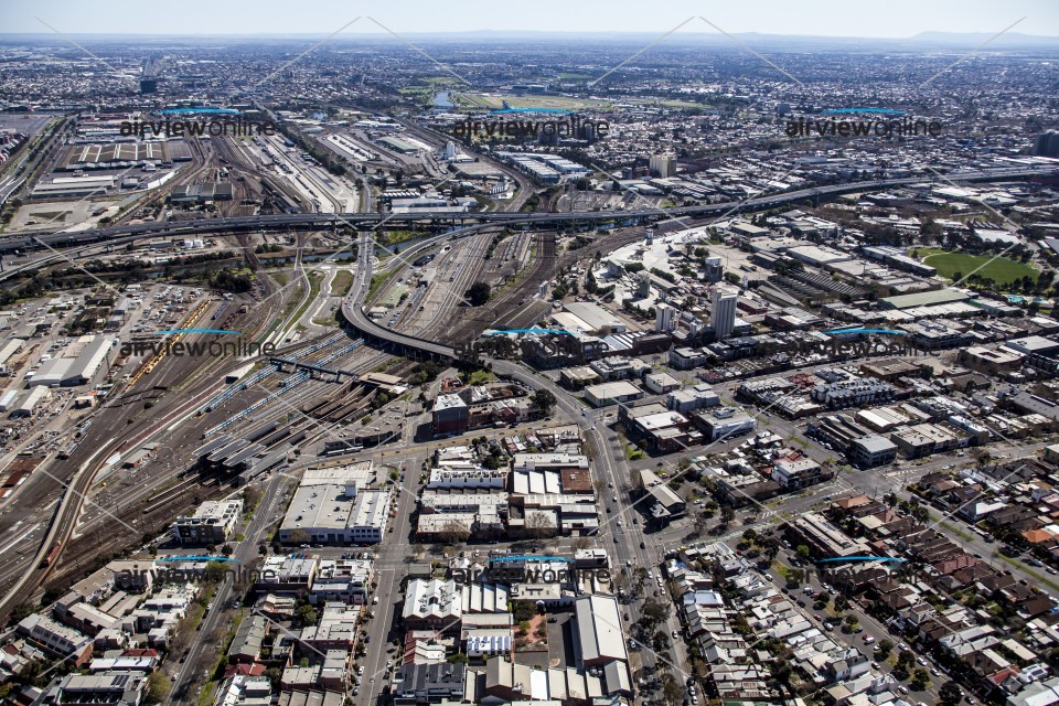 Aerial Image of West Melbourne Looking West