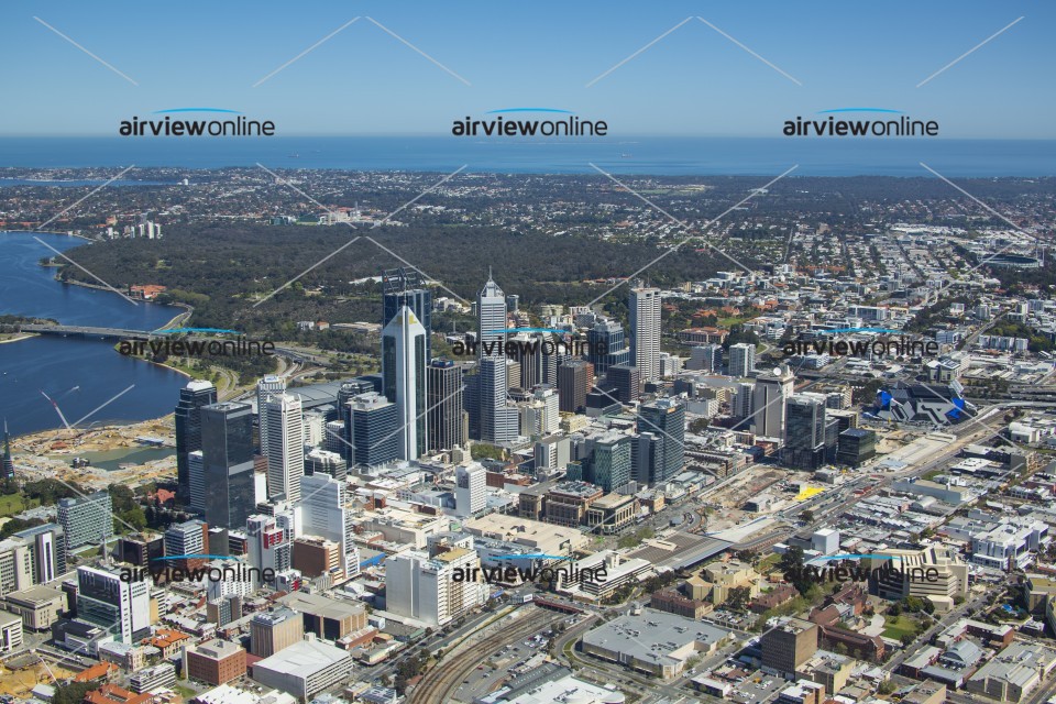 Aerial Photography Perth CBD Airview Online