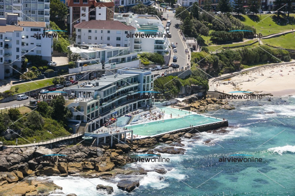 Aerial Photography Bondi Icebergs - Airview Online