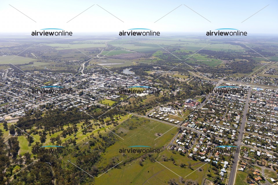 Aerial Photography Moree Township - Airview Online
