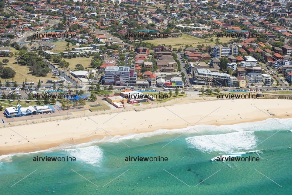 Aerial Photography Maroubra Shops Airview Online
