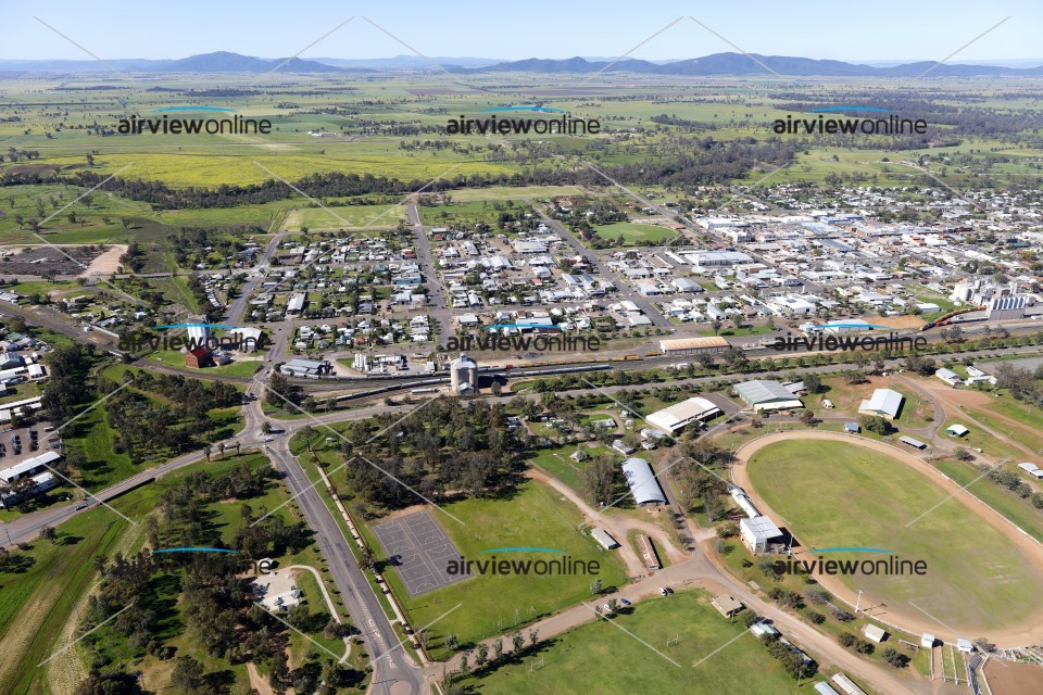 Aerial Photography Gunnedah Township Airview Online