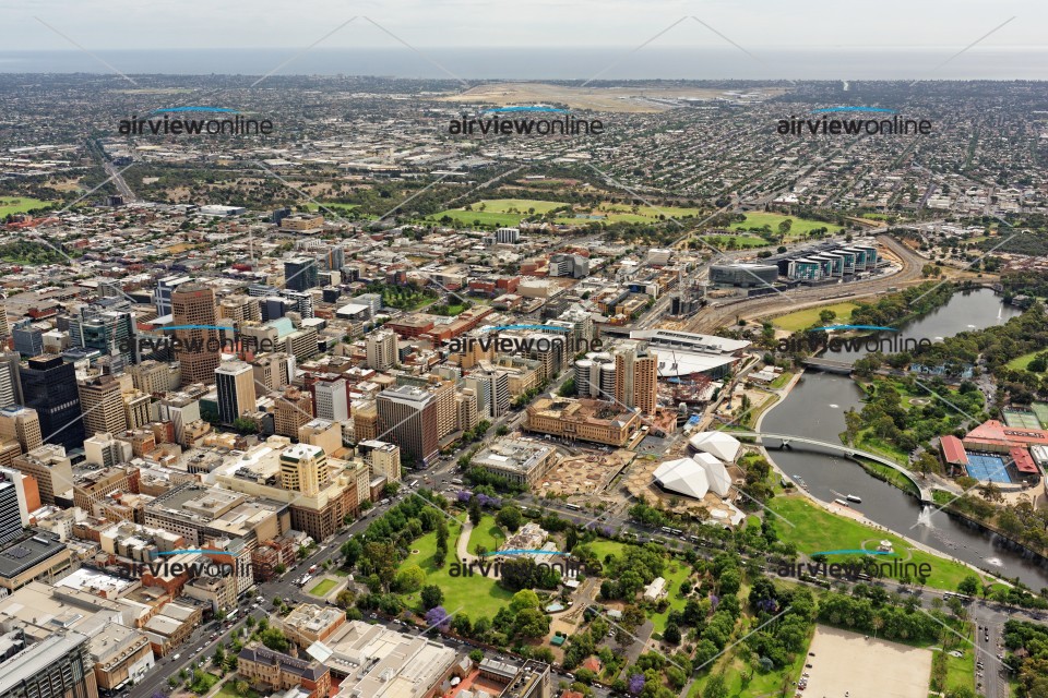 Aerial Photography University Of Adelaide Looking South-West To ...