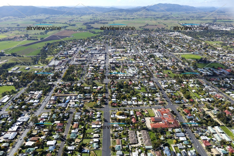 Aerial Photography Mudgee Township - Airview Online