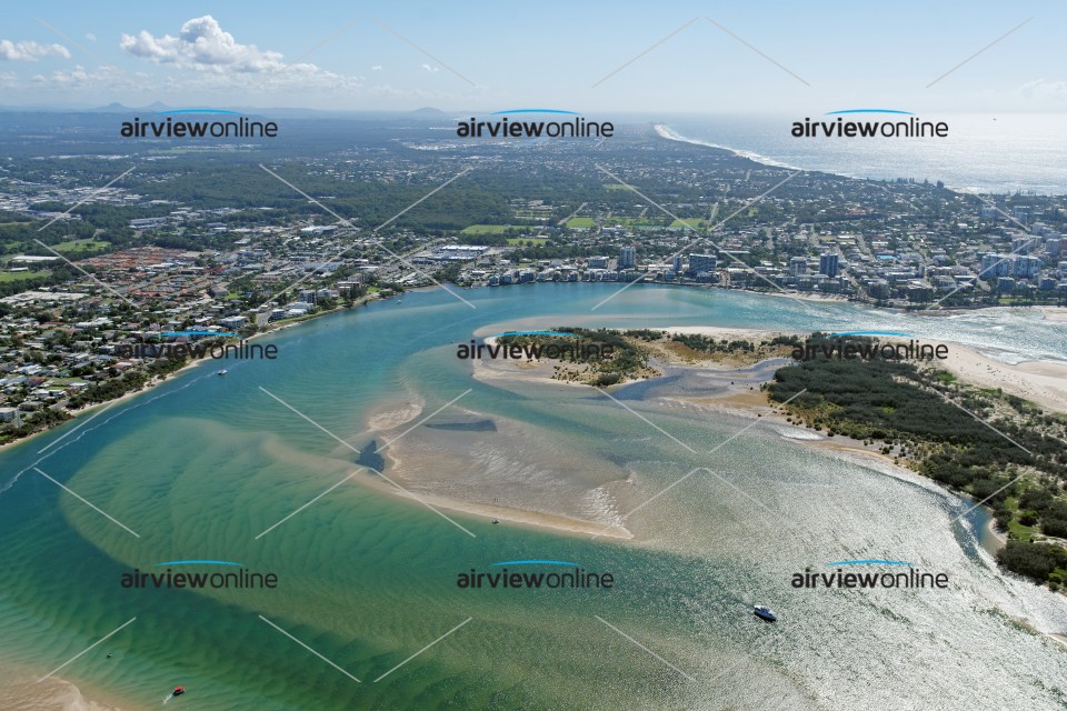 Aerial Photography Caloundra And Bribie Island, Viewed From The South Airview Online