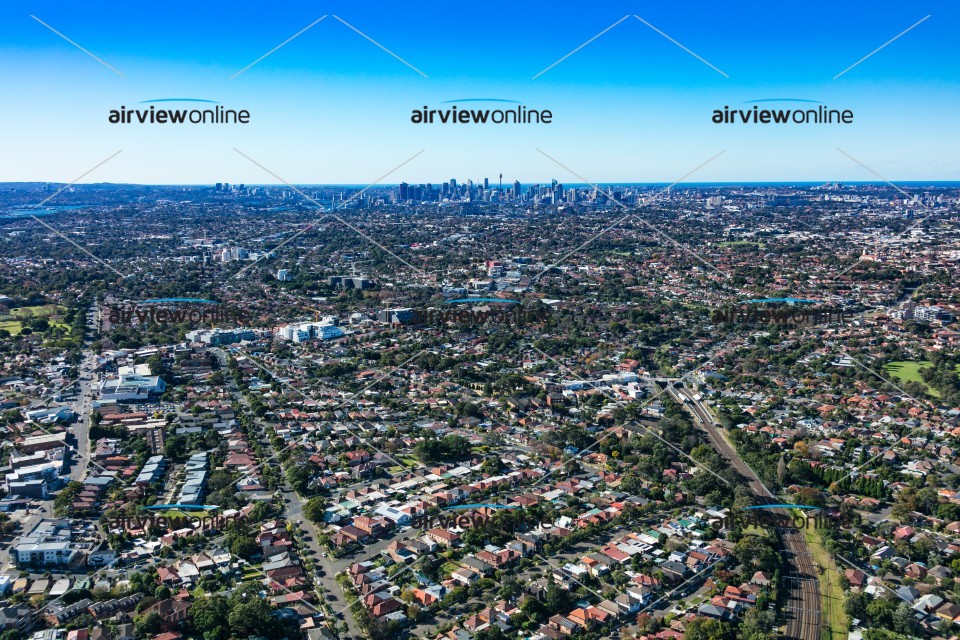 Aerial Photography Hurlstone Park Station Airview Online