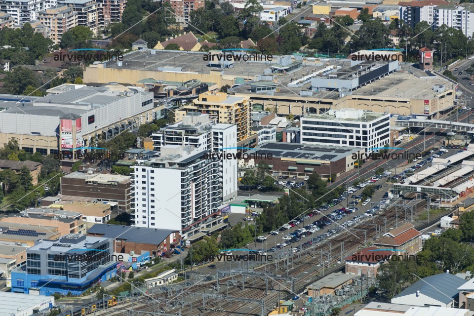 Aerial Photography Hornsby Station & Westfield Airview Online